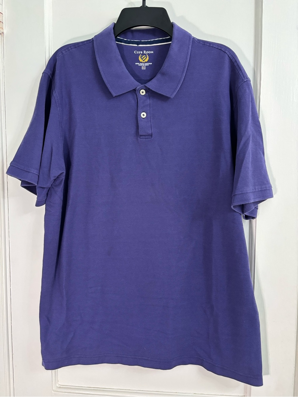 Club Room Men's Deep Purple Polo Shirt